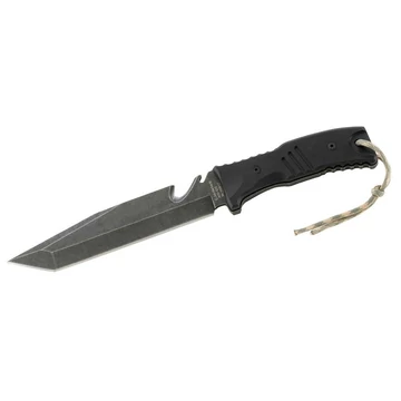 Tőr tanító kif. Rusztikus grafit penge, fek markolat