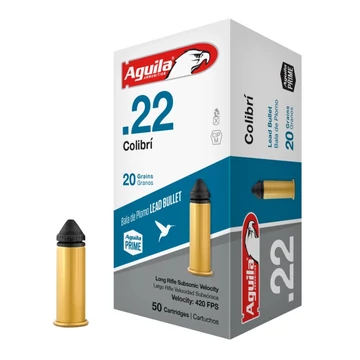 .22 LR Colibri Subsonic HP 1.2g, 20gr Aguila