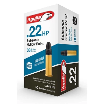 .22 LR Subsonic HP 2.5g, 38gr Aguila 