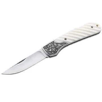 Bicska fehér hullámos mark ezüst cirádával