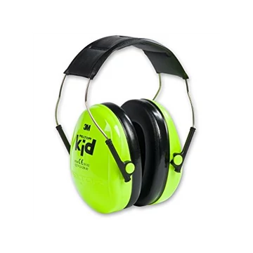 Fülvédő Peltor Kids 3M, neonzöld