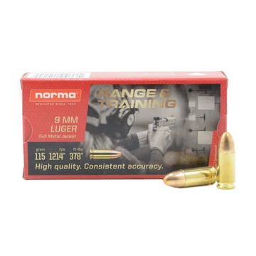9x19 FMJ 7,5g Range&Training Norma