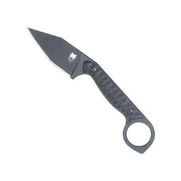 CobraTec Fixed Blade Wolfteeth Tanto Black kés