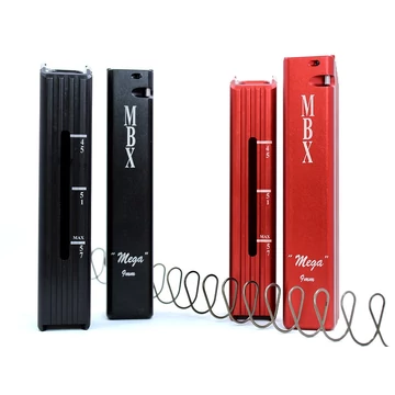 Tárhosszabbító, MBX 6" PCC Mega, Glock tárakhoz, piros