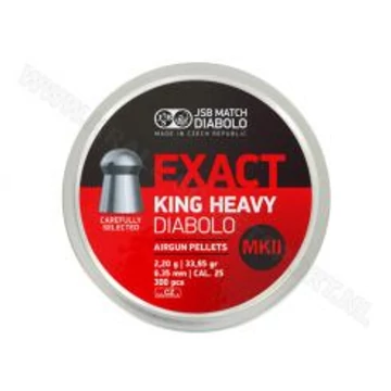 JSB Exact King Heavy33.95 grain (300) Maat: 6.35 mm