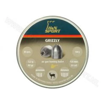 H&N Grizzly 82 grain (85)Kaliber: 9 mm H&N Grizzly 82 grain (85)Kaliber: 9 mm