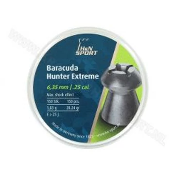 H&N Baracuda Hunter Extreme 28.24 grain (150)Maat: 6.35 mm H&N Baracuda Hunter Extreme 28.24 grain (150)Maat: 6.35 mm