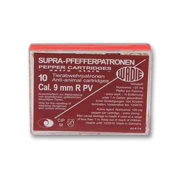 Wadie 9mm R PV-Supra Paparika lőszer 9mm 120mg