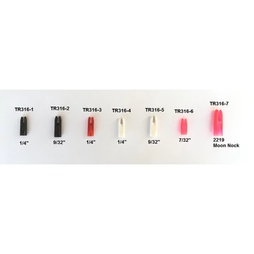 Nock EGYENES 1/4" Fekete