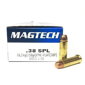 38 Spec 158gr FMJ Flat Noise CBC lőszer Magtech