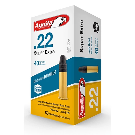 .22 LR SP Super Extra StandardVelocity 2.6g, 40gr Aguila