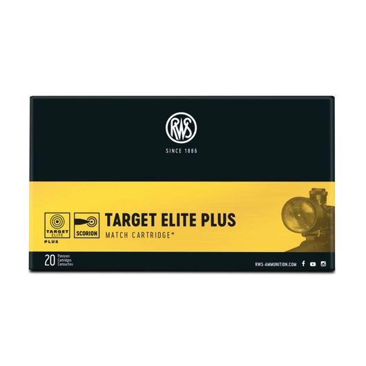 6,5 Creedmoor FMJ Target Elite Plus 9,3g 143gr RWS