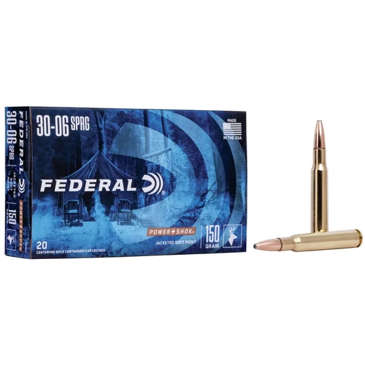 30-06 Federal Power Shook Softpoint 150gr 9,7g