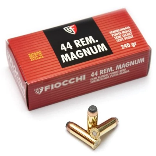 44 Rem Mag SJSP 240gr Fiocchi