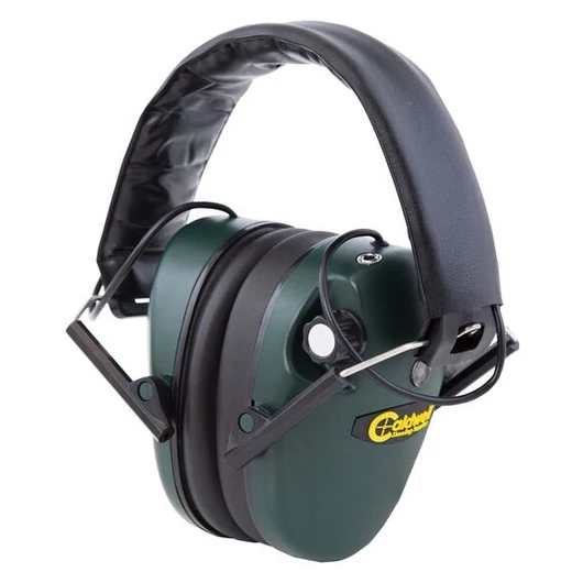 Fülvédő Caldwell E-Max Low Profile, aktív, 23dB, zöld