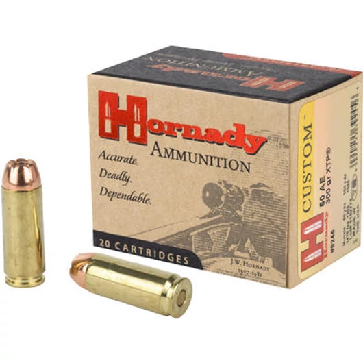 50 AE XTP/HP 300gr 19.4g Custom Hornady