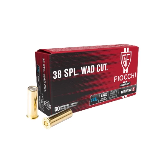 38 Spec Wad Cutter 148gr Fiocchi