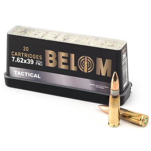 7,62x39 FMJ 8g 123gr Bellom