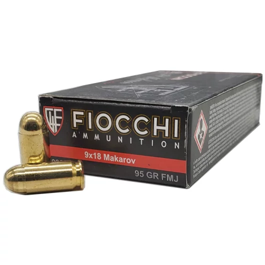 9x18 Makarov FMJ 95gr Fiocchi