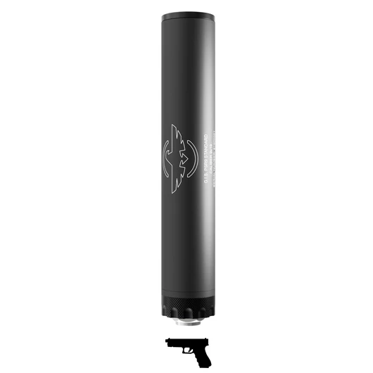 G.I.S. PSR9 Standard pisztoly hangtompító, 9/.38, 1/2x28