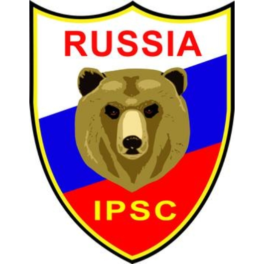 IPSC Russia matrica 9cm