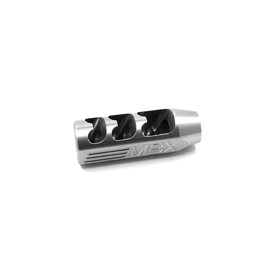 Kompenzátor MBX 1/2-28 9 mm PCC puskákhoz, rozsdamentes acél