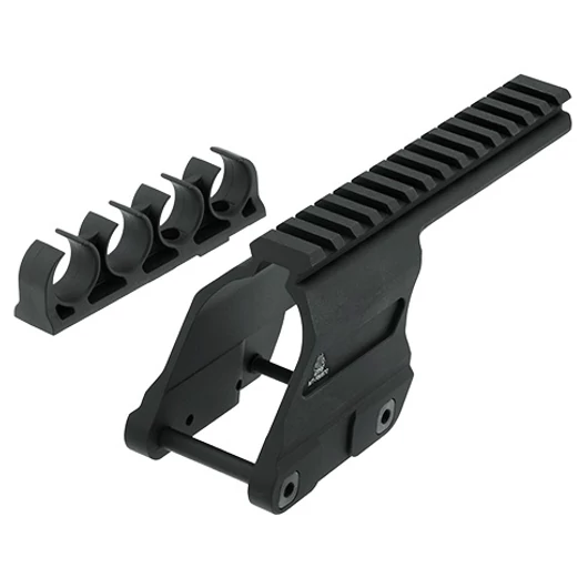 Szerelék sín Remington 870 puskákhoz UTG, lőszertartóval