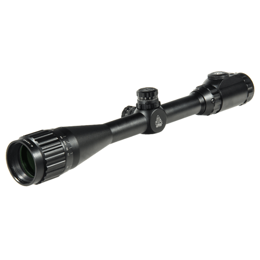 4-16x40 Hunter Scope UTG céltávcső, AO, 1", Mil-Dot, szerelékkel