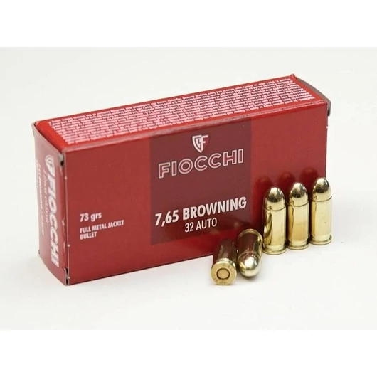 7,65 Browning FMJ 73gr Fiocchi