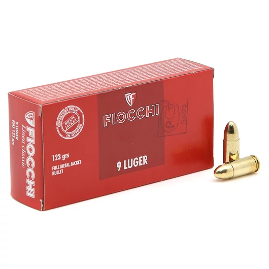 9x19 FMJ 123gr Fiocchi