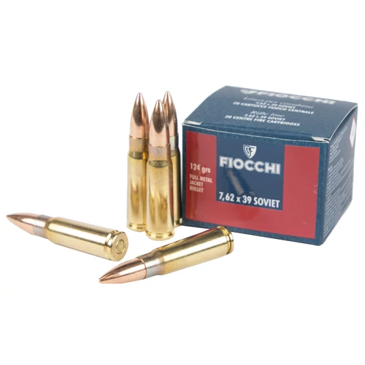 7,62x39 FMJ 8g 124gr Fiocchi