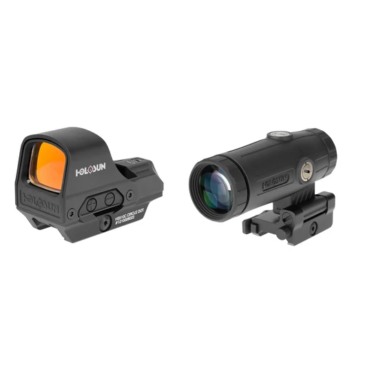 Red DOT HS510C Holosun + HM3X nagyító szett, 2 MOA, weaver