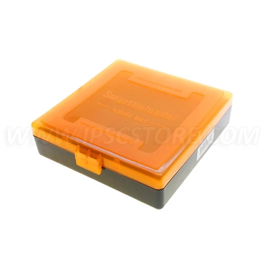 Lőszertartó doboz 9x19 100db narancs