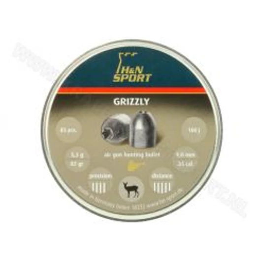 H&N Grizzly 82 grain (85)Kaliber: 9 mm