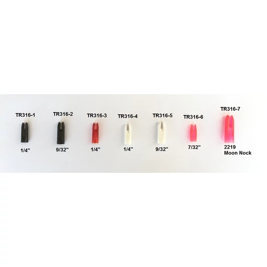 Nock EGYENES 1/4" Fekete