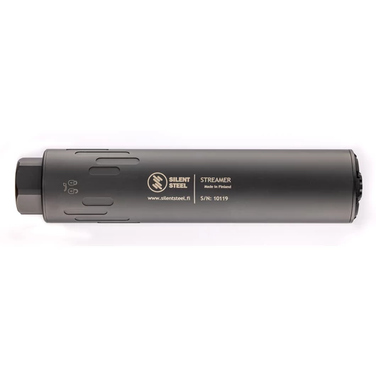 Silent Steel Streamer Flowthrough hangtompító, 7,62/.30, acél házas, M14x1LH
